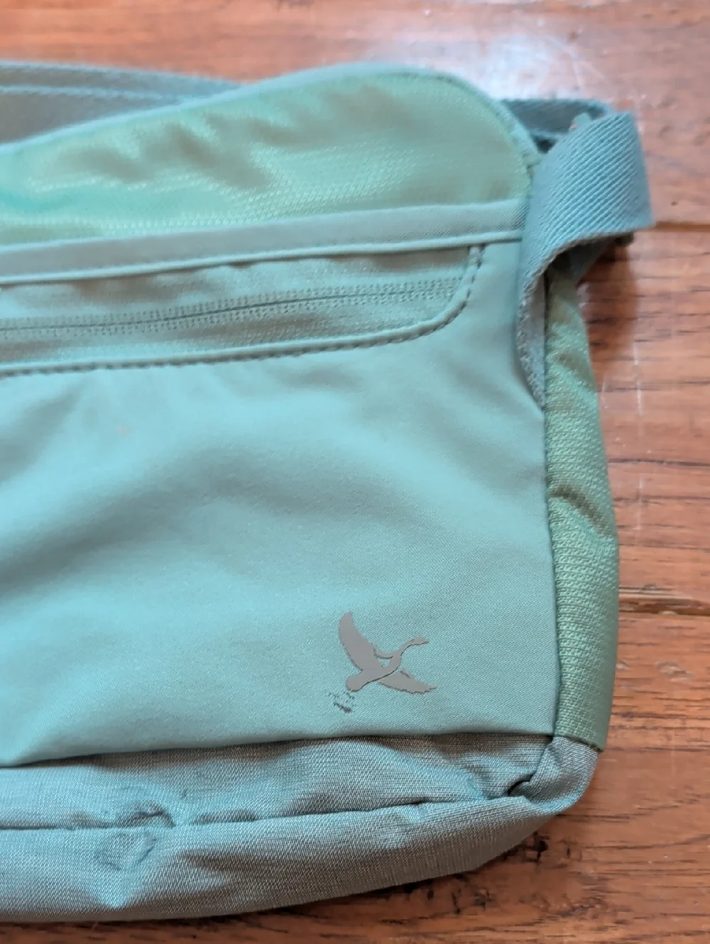Eddie Bauer Blue Green Nylon Crossbody Bag